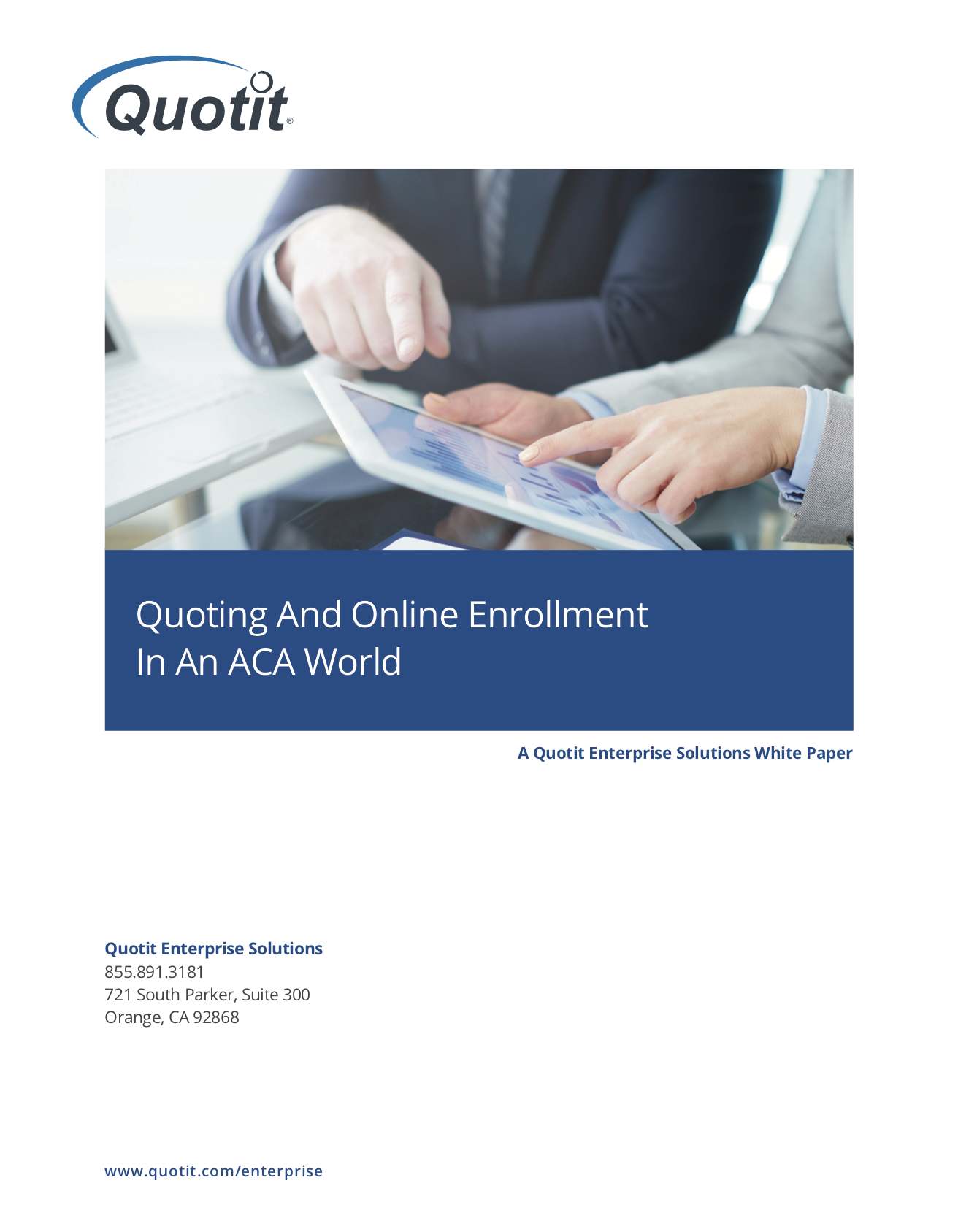 Quoting and Online Enrollment In An ACA World (cover)